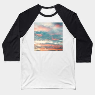 Cloudy Sky Baseball T-Shirt